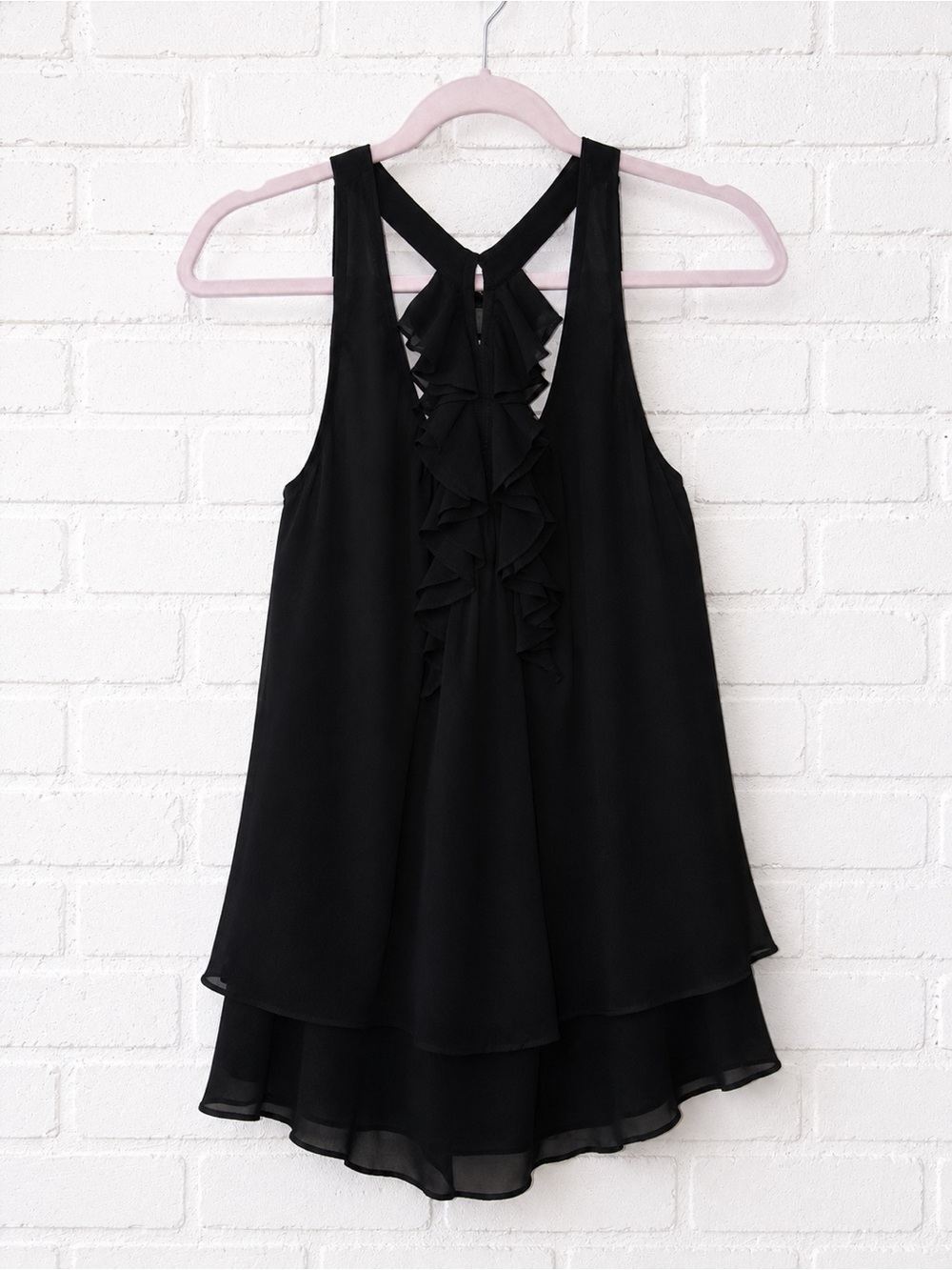 Naked Zebra Black Women's Top - M